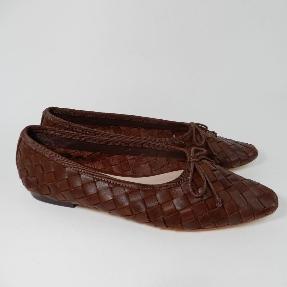 Loeffler Randall Brown Woven Flats - Picture 8 of 16